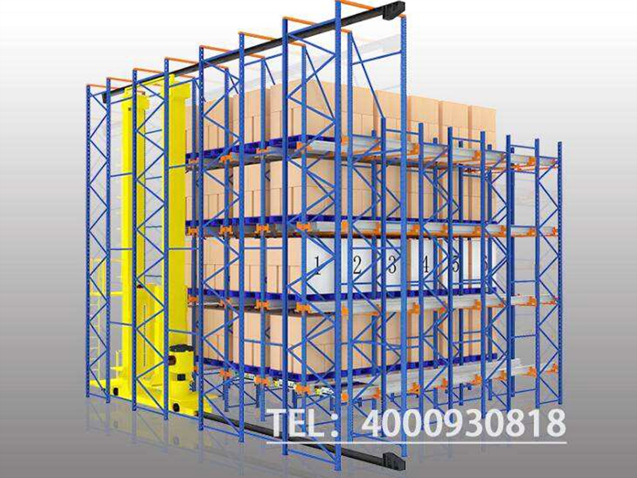 堆垛式穿梭车货架