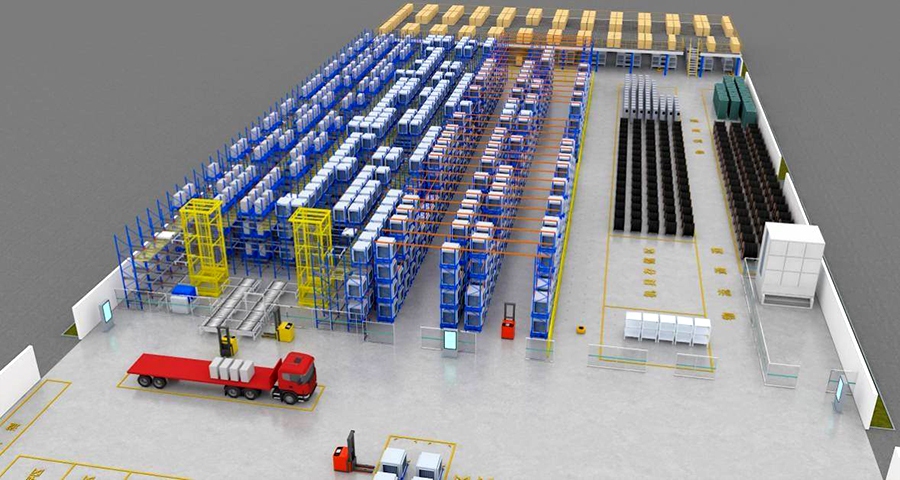 四向穿梭车货架系统